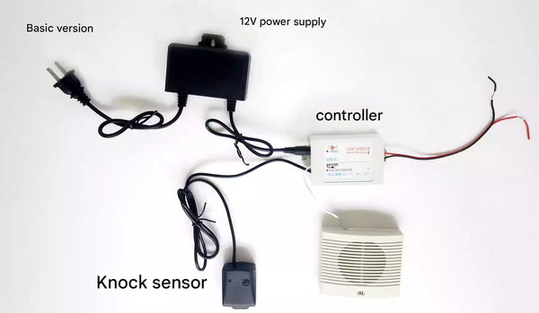 ‌Knock-Sensitive Lock Release/Rhythm-Sequence Decoder