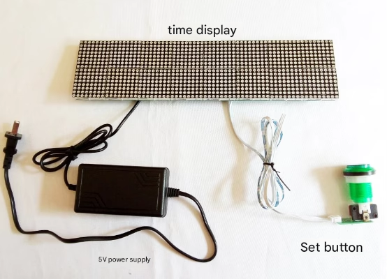 ‌LED Time Display Mechanism